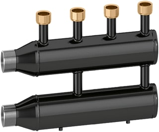 Caleffi - CV/perslucht/tap/koelwater verdeler verdeler 550020