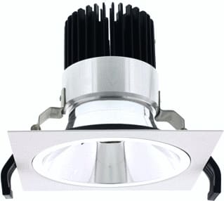 Lumiko - Juno Mech. toebeh. verlichtingsarmatuur klem vierkant pasring 145 wit