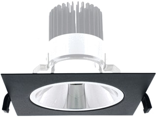 Lumiko - Juno Mech. toebeh. verlichtingsarmatuur klem vierkant pasring 170 zw