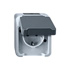 Schneider Electric Merten - Wandcontactdoos (WCD schakelmat.) Aquastar Wcd Opb 1Voud Gr