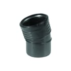 Wavin - SiTech+ Fitting met 2 aansluitingen Bocht 15Gr Zw 90