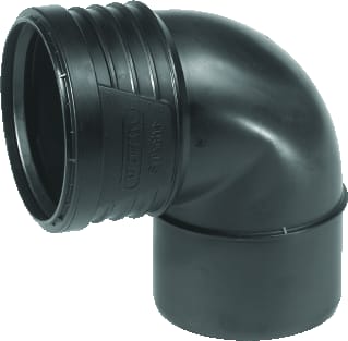 Wavin - SiTech+ Fitting met 2 aansluitingen Bocht 87,5Gr Zw50
