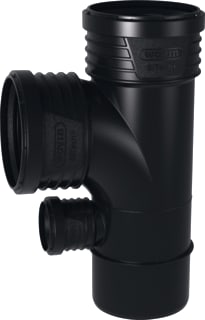 Wavin - SiTech+ Fitting met 4 aansluitingen Tstuk 87,5Gr 90