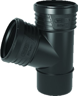 Wavin - SiTech+ Fitting met 3 aansluitingen tstuk 67,5 110x75