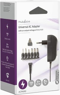NEDIS - Netvoeding adapter Strmadap 18W 1.5/2.1A 12V