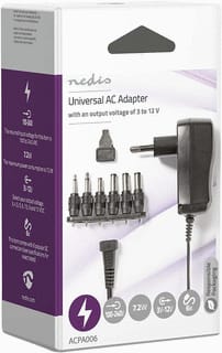NEDIS - Netvoeding adapter Strmadap 7.2W 1.0A 12V
