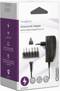 NEDIS - Netvoeding adapter Strmadap 27W 2.25A 12V