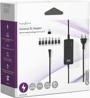 NEDIS - Netvoeding adapter Strmadap 36W 2.4-3.0A 24V