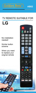 Golden Note - Afstandsbediening Tv Afstandsbed Voor Lg