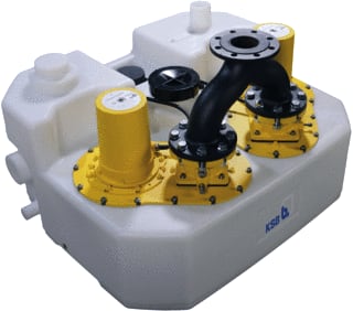 KSB - Compacta Waterpompunit (vuilwater/regen) 29131646