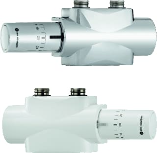 Heimeier - Multilux 4-Set Halo H-onderblok Multilux 4 Wit 2-P