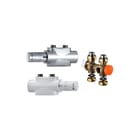 Heimeier - Multilux 4-Set Eclipse Halo Rad. aansl. combi. v decorradiator 9690-58.800