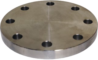 Nijhuis & Wigger - Ubel EN1092-1 RVS Vaste flens ubel blindflens dn125 pn16 316