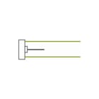 Niko - Basiselement Toebehoren Verlichtingselement schakelmat. Controle Lamp 220V