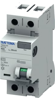 Attema - Click-mate NXT Aardlekschakelaar Aardlschak 2P 40A 30Ma