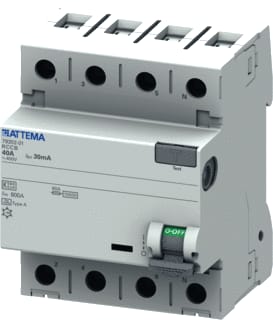 Attema - Click-mate NXT Aardlekschakelaar Aardlschak 4P 40A 30Ma