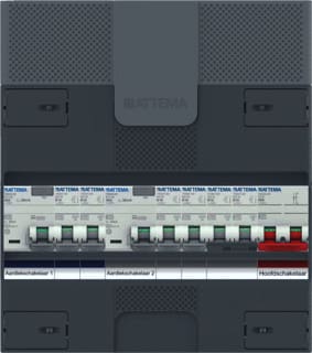 Attema - Click-mate NXT Groepenkast, geassembleerd Groepkast Nxt S-22/22F-H2