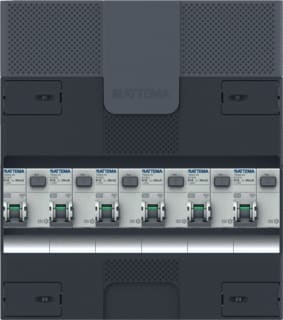 Attema - Click-mate NXT Groepenkast, geassembleerd Groepenkast Nxt S3-6Q