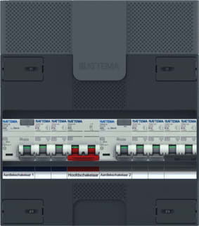 Attema - Click-mate NXT Groepenkast, geassembleerd grpkast nxt swa-22/22f-h2