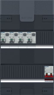 Attema - Click-mate NXT Groepenkast, geassembleerd Groepenkast Nxt M-4Q-H2