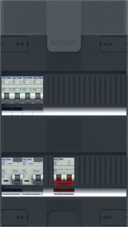 Attema - Click-mate NXT Groepenkast, geassembleerd grpkst nxt mrd-22/22/00-h2