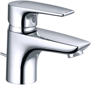 Kludi - Pure&Solid 60 Wastafelmengkraan (opbouw) P&S Wastmkr Waste Chr