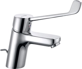 Kludi - Pure&Easy 70 Wastafelmengkraan (opbouw) P&E Wastmkr W Care Chr