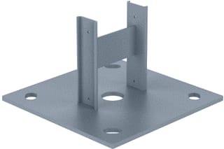 Performance in lighting - MIMIK 10 P Toebeh./onderdelen voor lichtmast mimik post base fr grijs