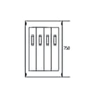 ABB - CombiLine N Deksel installatiekast 2cpx062905r9999
