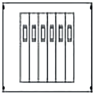 ABB - CombiLine N Deksel installatiekast 2cpx062906r9999