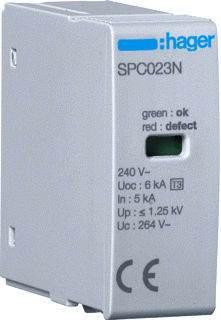 Hager - Toebeh. overspann.bev. data en M&R Steekelement Spc023N
