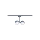 Paulmann - Downlight/spot/schijnwerper urail pellet spot 2x4 m/w