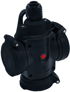 Power - SOLID Contactdooscombinatie Hangkop 3V Ra Zw/Zw