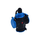 Power - SOLID Contactdooscombinatie Hangkop 3V Ra Zw/Bl