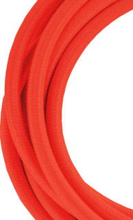 Bailey - Deco Aansluitleiding Textielsnoer 2P Oranje 3M