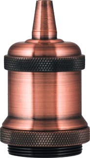 Bailey - Deco Retro Lampfitting Lamph. E27 Koper