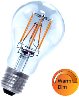 Bailey - LED-lamp Fil Peer E27 8W Warmdim