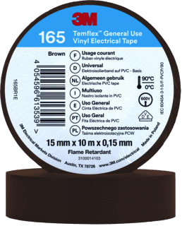 3M - TEMFLEX™ 165 Zelfklevende tape Temflex Isoltape Br 15X10M