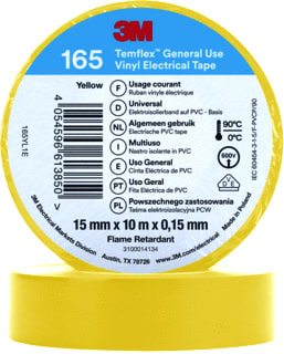 3M - TEMFLEX™ 165 Zelfklevende tape Temflex Isoltape Gl 15X10M