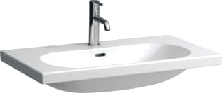 Laufen - LUA Wastafel / Fontein 80 Wit M/Kg