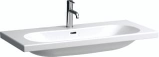Laufen - LUA Wastafel / Fontein 100 Wit M/Kg
