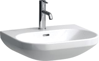 Laufen - LUA Wastafel / Fontein 55 Wit M/Kg
