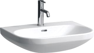Laufen - LUA Wastafel / Fontein 60 Wit M/Kg