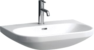 Laufen - LUA Wastafel / Fontein 65 Wit M/Kg
