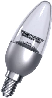 GE - Energy Smart LED-lamp bail led krs e14 240v6w/827 cl
