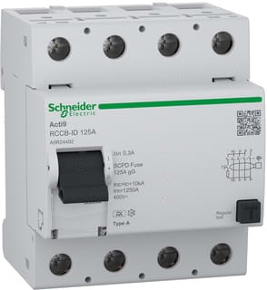 Schneider Electric - Aardlekschakelaar Acti9 Rccb-Id Aardlsch 4P