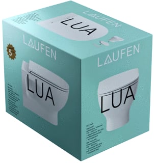 Laufen - LUA Closet Wandcombipack Rimless