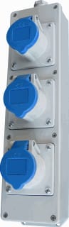 Hateha - MVD CEE-contactdoos combinatie Multiverd Mvd001 3X3P 16A