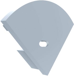 OneEightyOne - LED Profielen Toebeh./onderdelen lichtslang/-band Endcap Profile Corner