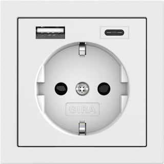 Gira - Wandcontactdoos (WCD schakelmat.) Wcddoos Schak 245970